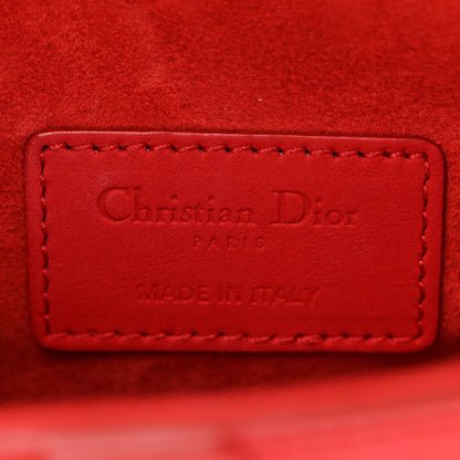 Christian Dior Ultra Matte Calfskin Mini Saddle Bag Red 6 of 10