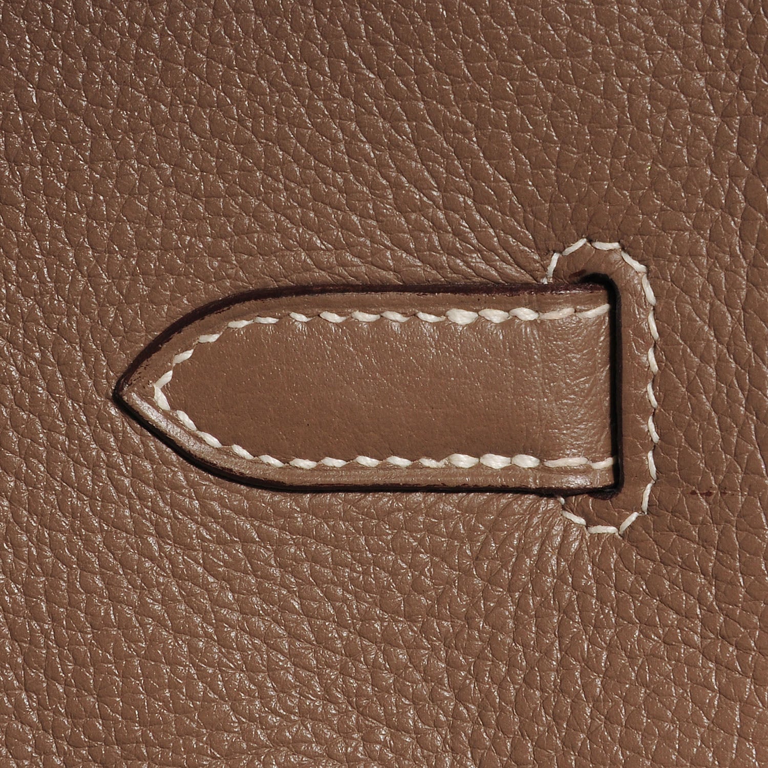 Hermes Taurillon Clemence Birkin 35 Etoupe 9 of 25