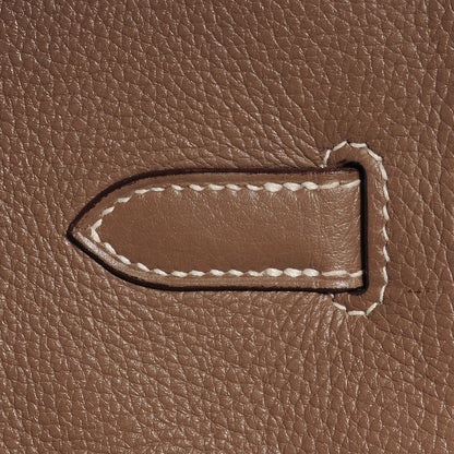 Hermes Taurillon Clemence Birkin 35 Etoupe 9 of 25