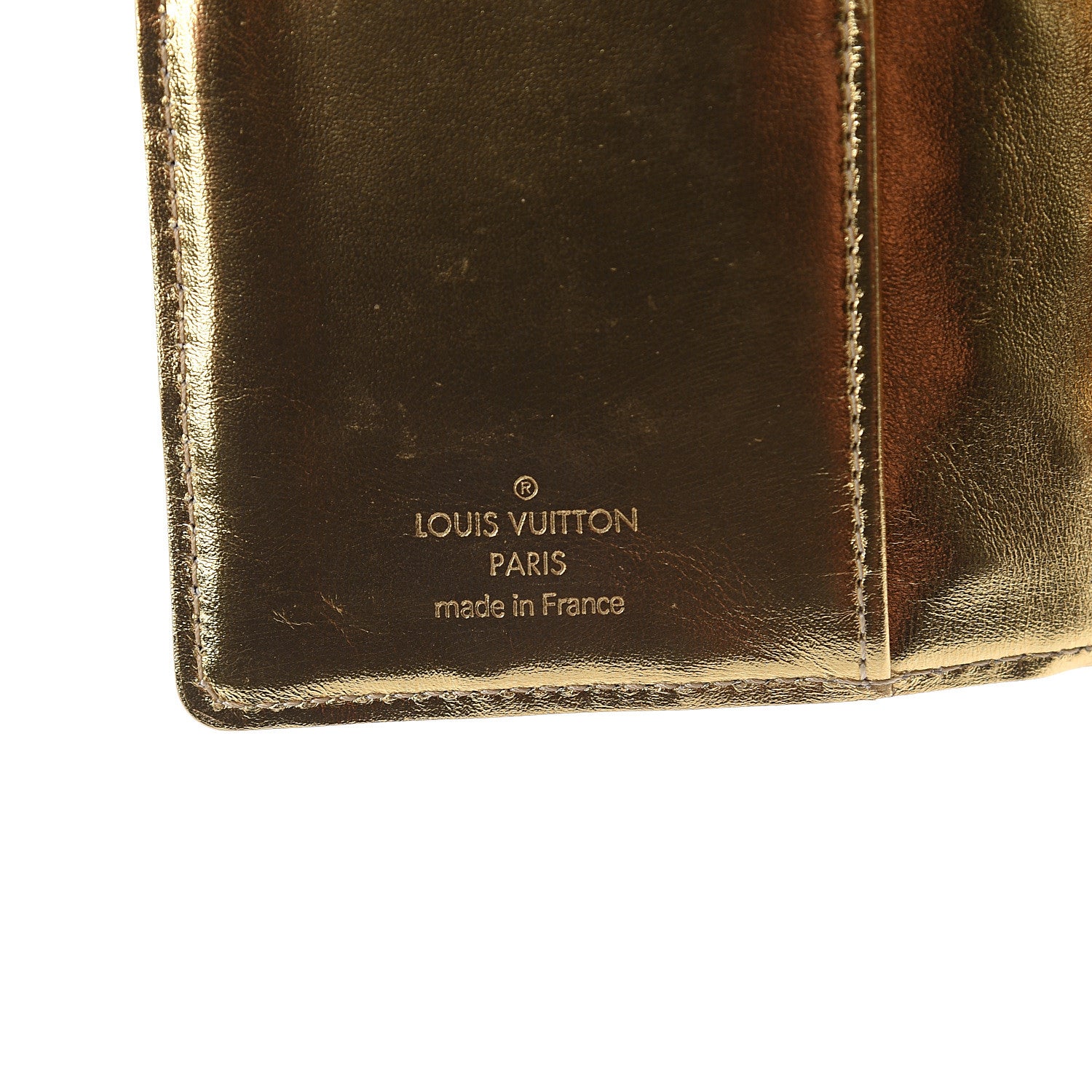 Louis Vuitton Monogram Miroir Small Ring Agenda Gold 5 of 5