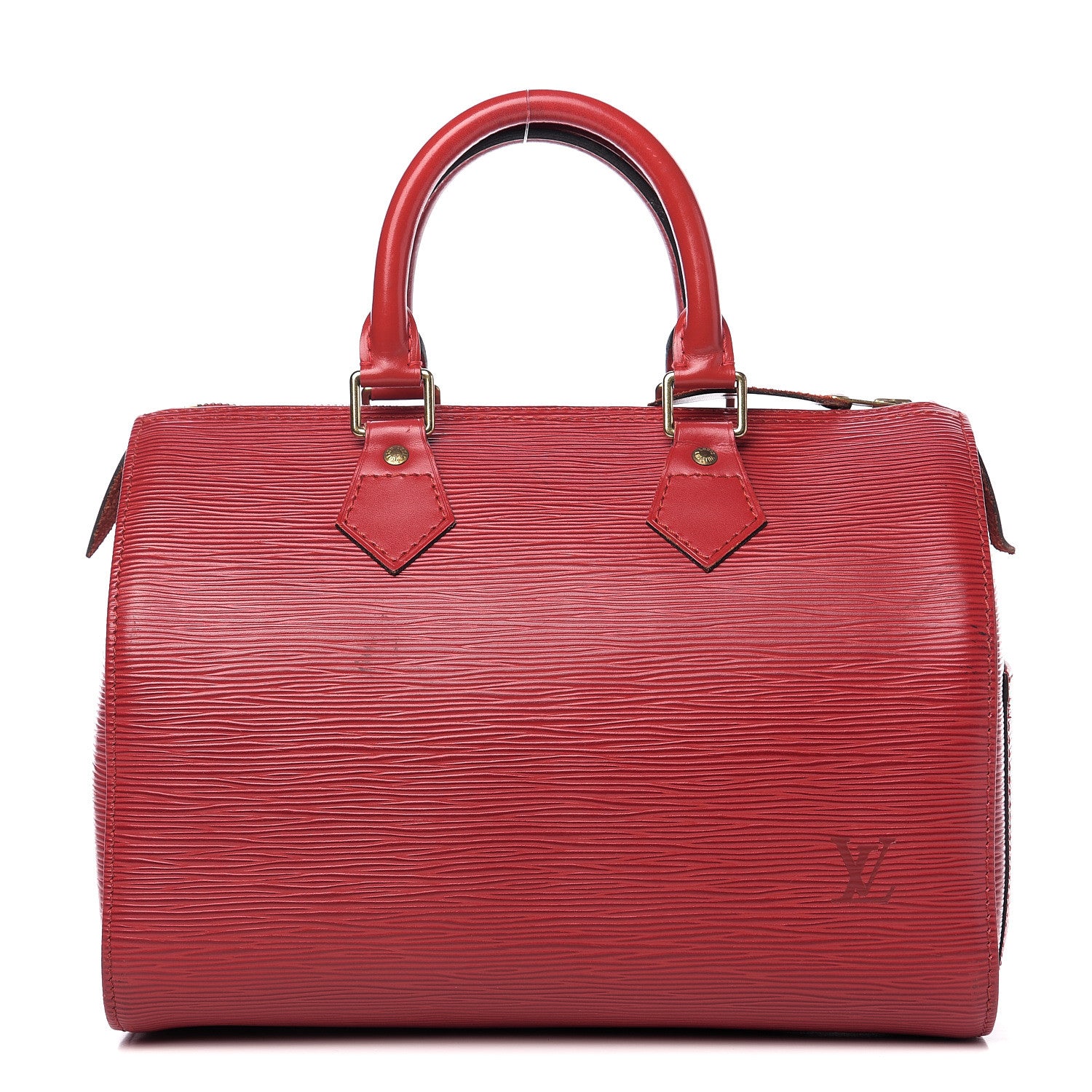Louis Vuitton Epi Speedy 25 Castillan Red 1 of 11