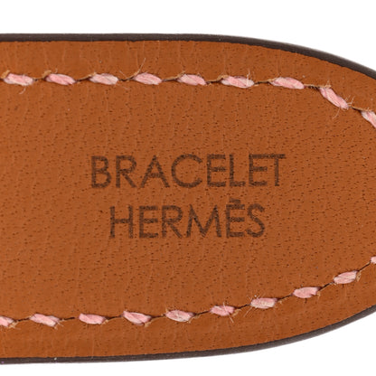 Hermes Swift Heure H Hour Watch Strap Rose Sakura 3 of 8