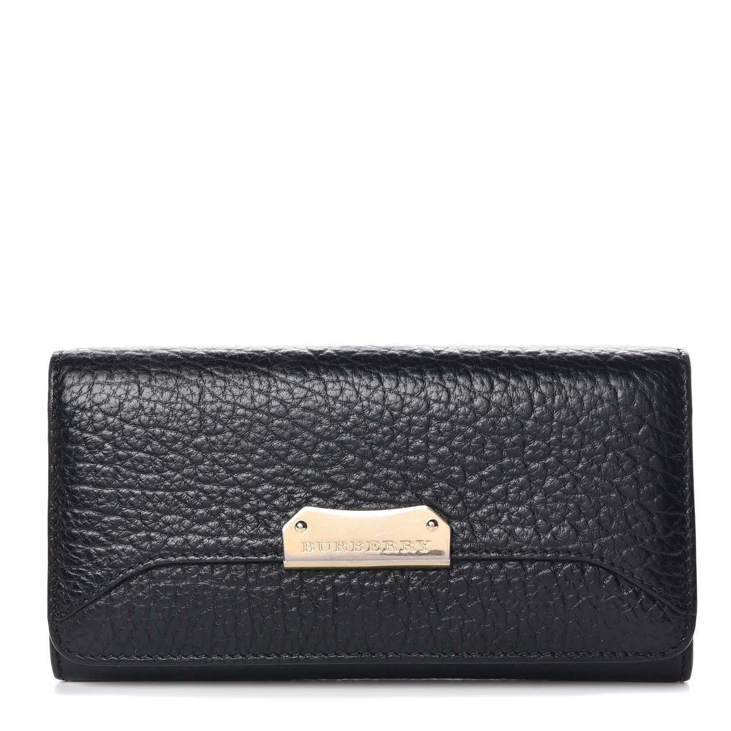 Burberry Heritage Grain Penrose Continental Wallet Black 1 of 8