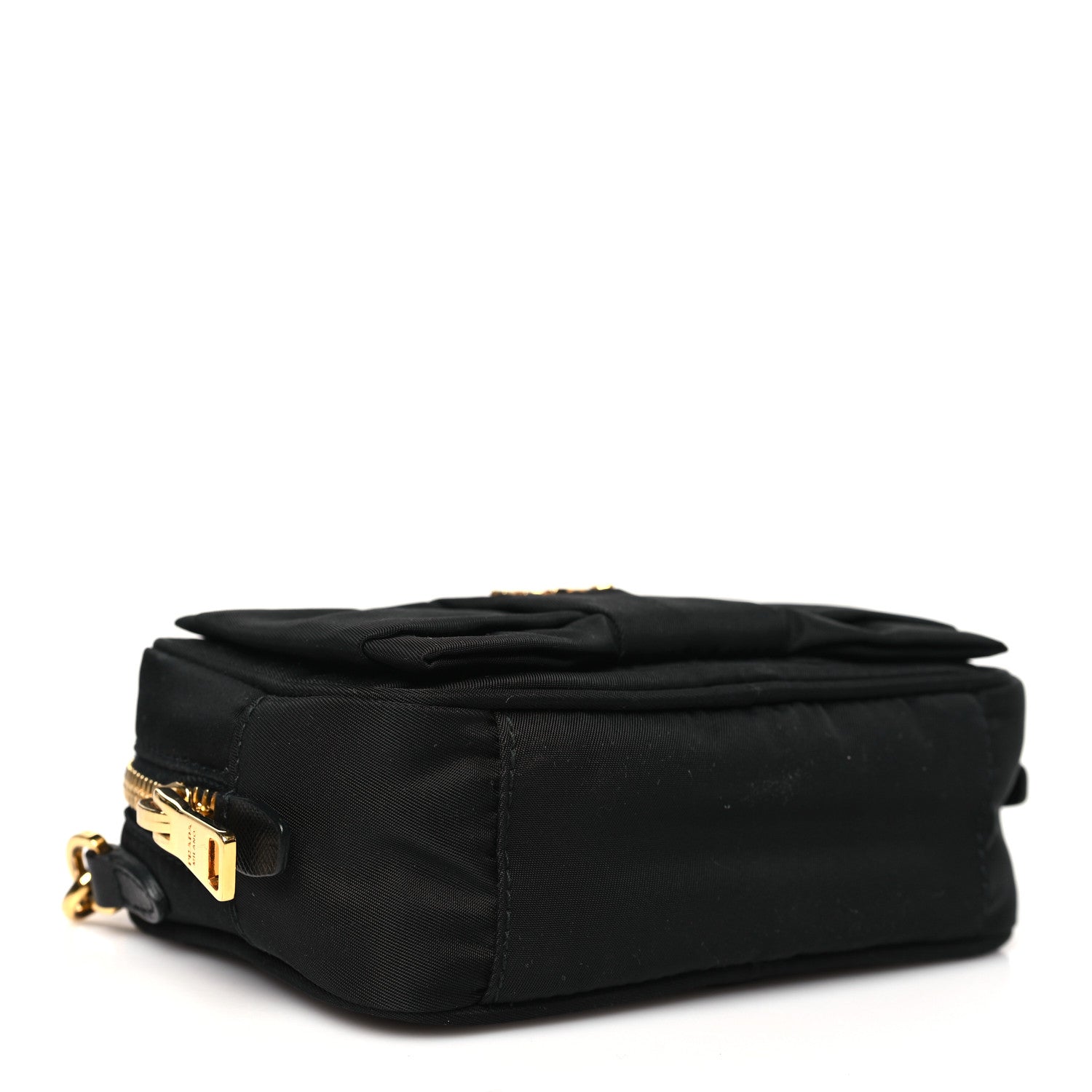 Prada Tessuto Nylon Bow Camera Bag Black 4 of 10