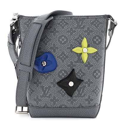 Louis Vuitton Taurillon Monogram Chalk Hobo Cruiser PM Granite Gray 1 of 9