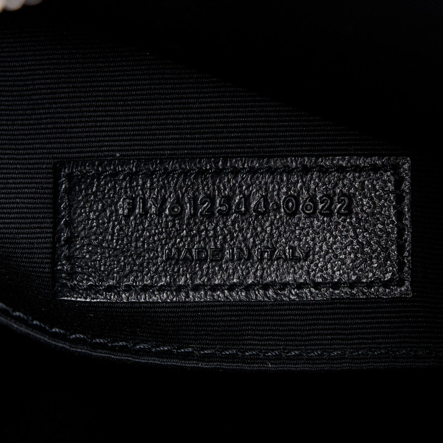 Saint Laurent Calfskin Matelasse Monogram Lou Camera Bag Black 7 of 11