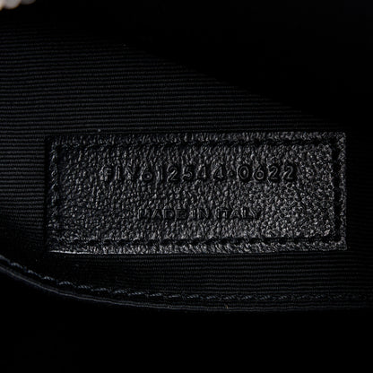 Saint Laurent Calfskin Matelasse Monogram Lou Camera Bag Black 7 of 11