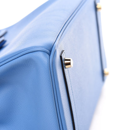 Hermes Epsom Birkin 30 Bleu Paradis 15 of 33