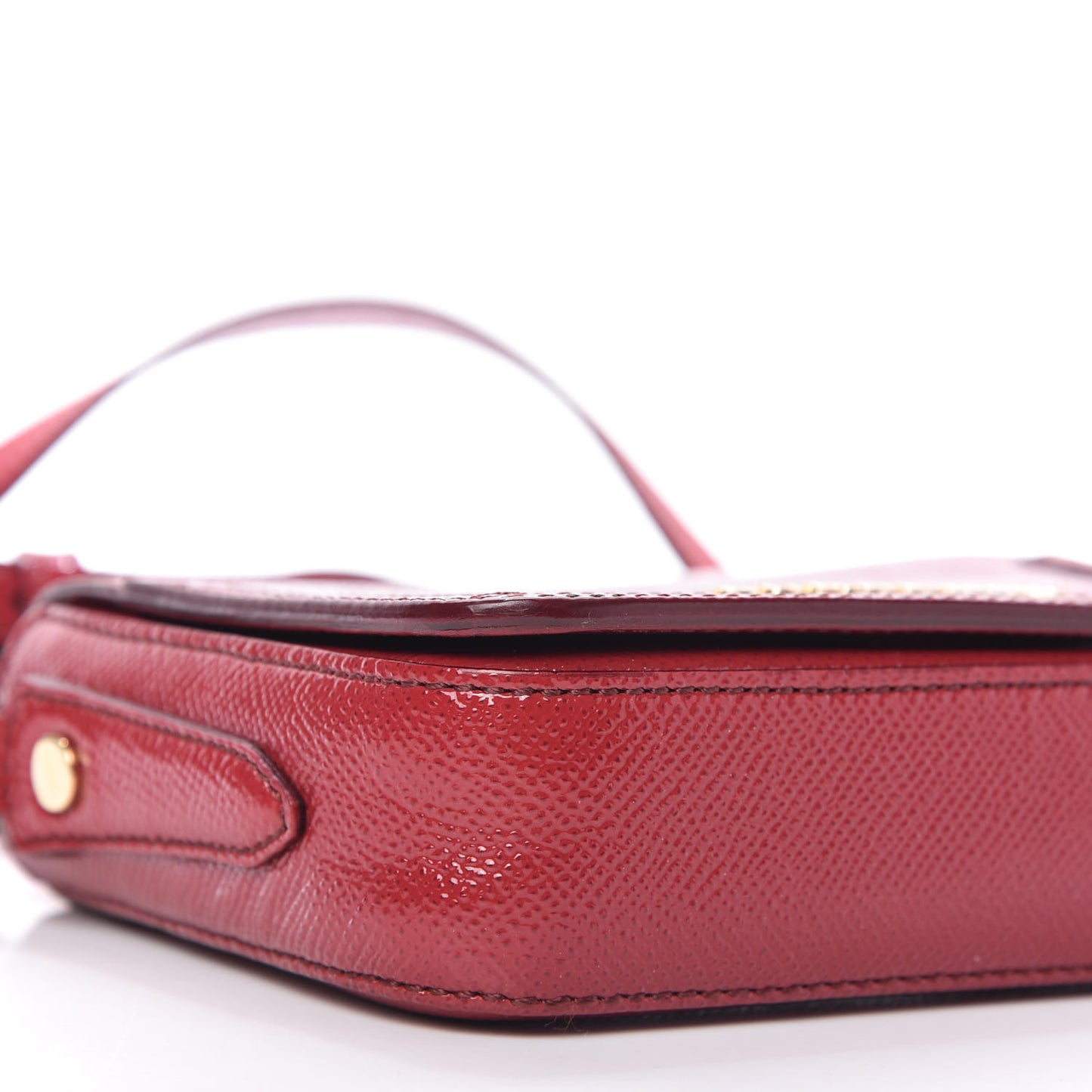 Patent London Mini Berkeley Crossbody Red