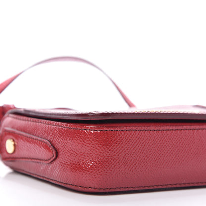 Burberry Patent London Mini Berkeley Crossbody Red 6 of 9
