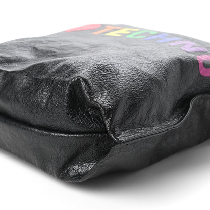 Balenciaga Agneau I Love Techno Supermarket Shopper L Black Multicolor 7 of 10