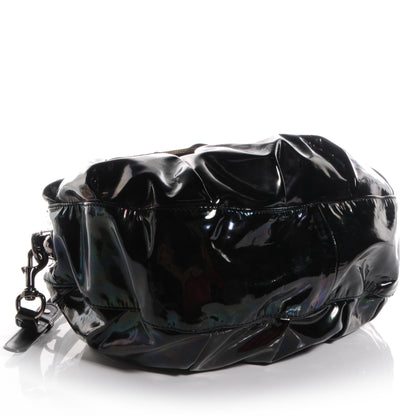 Gucci Iridescent Patent Medium Icon Bit Shoulder Bag Black 4 of 7