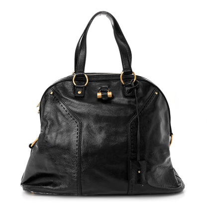 Saint Laurent Patent Oversized MUSE Black 1 of 13
