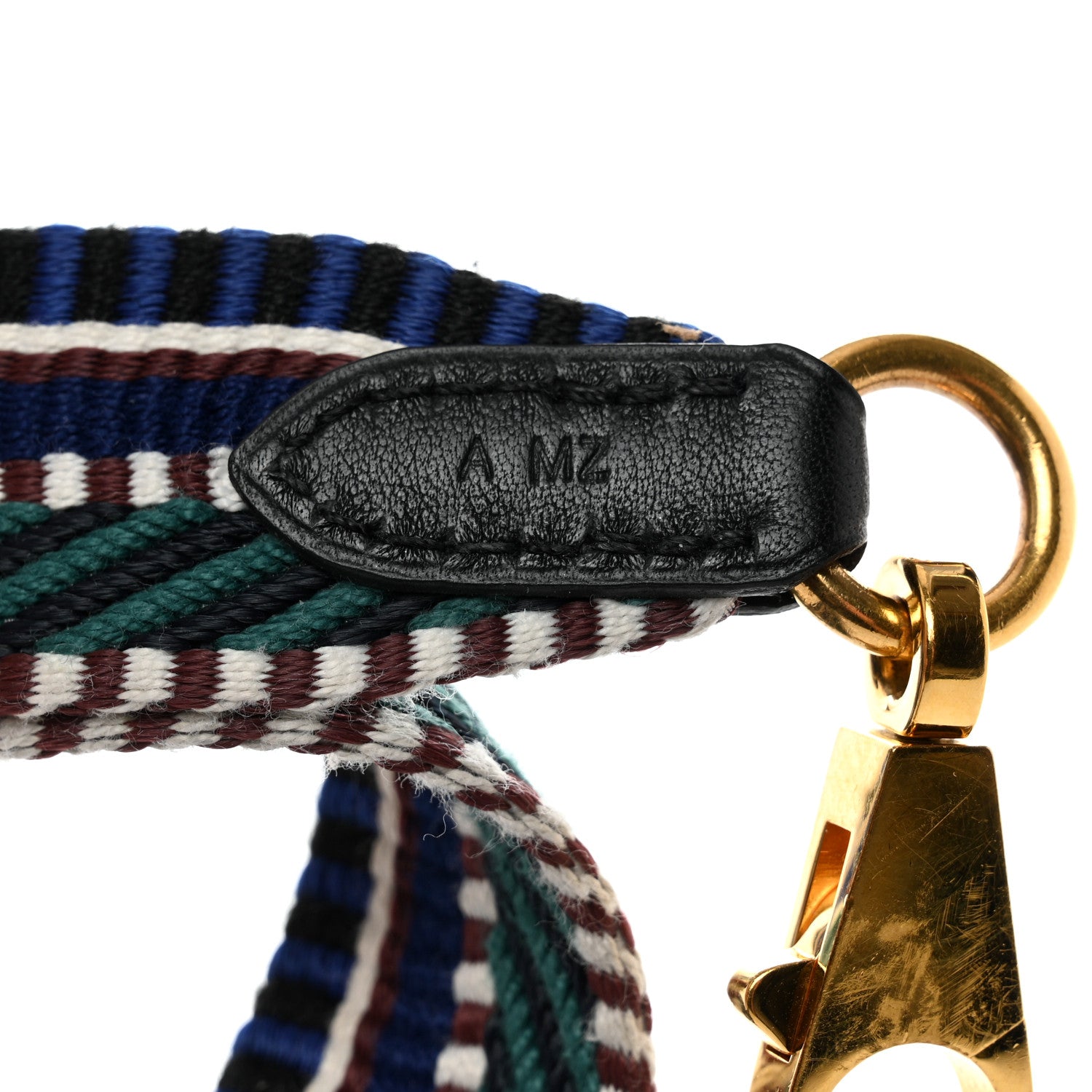 Hermes Toile Swift 25mm Sangle Cavale Shoulder Strap Malachite Bleu Electrique Black 8 of 10