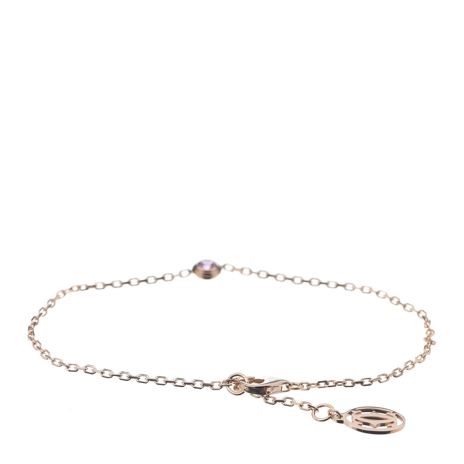 Cartier 18K Pink Gold Pink Sapphire D'Amour Bracelet 3 of 5