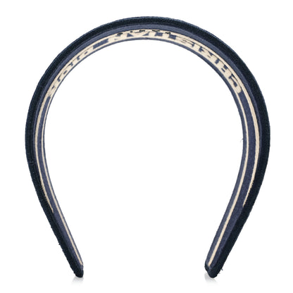 Christian Dior Oblique Headband Blue 1 of 8