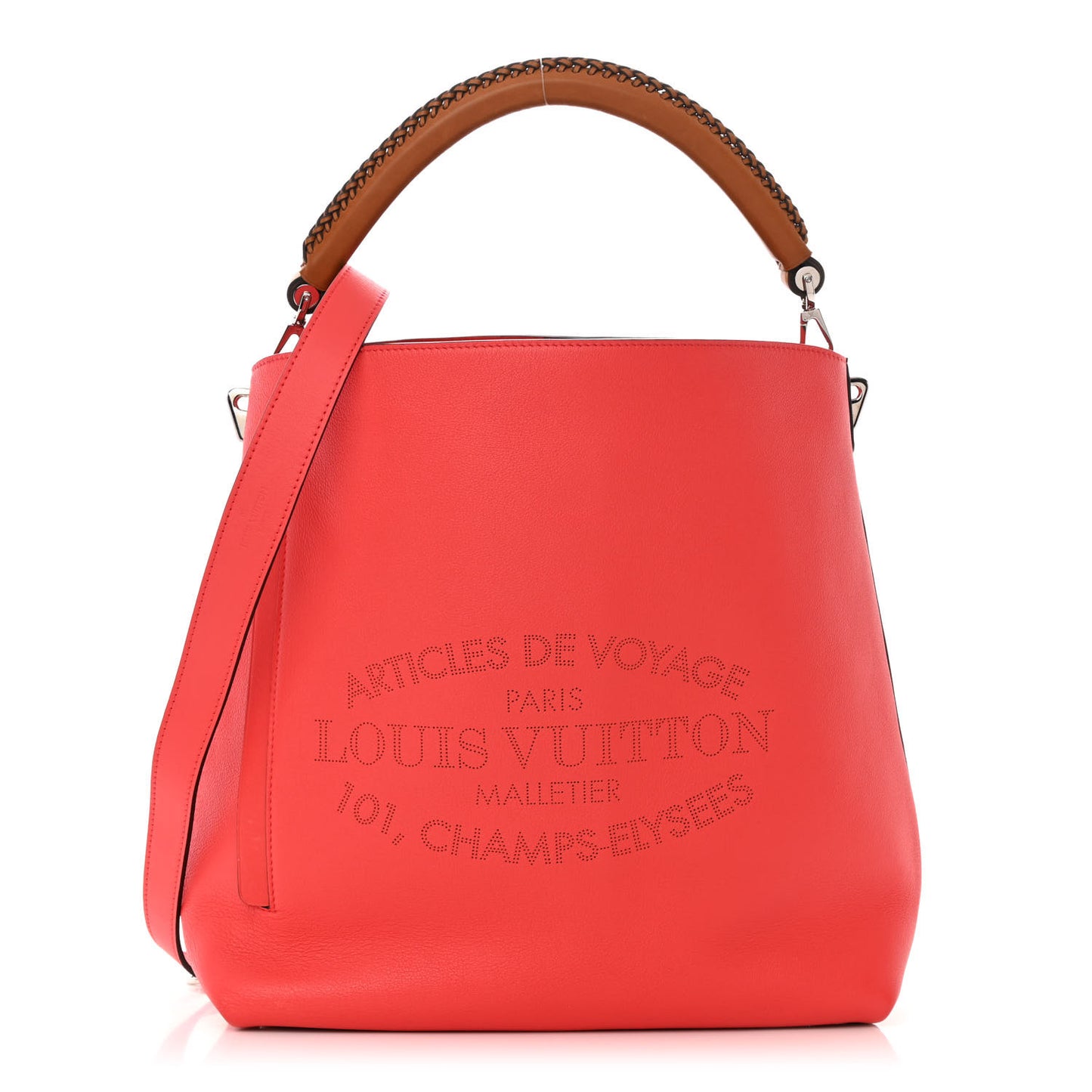Veau Soie Calfskin Parnassea Bagatelle Hobo Capucine