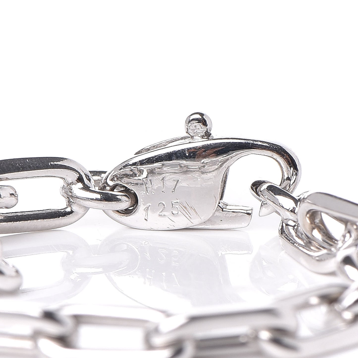 18K White Gold Spartacus Chain Bracelet