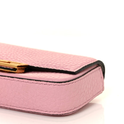 Fendi Cuoio Romano Scented Nano Baguette Charm Rosa Acquerello 7 of 7
