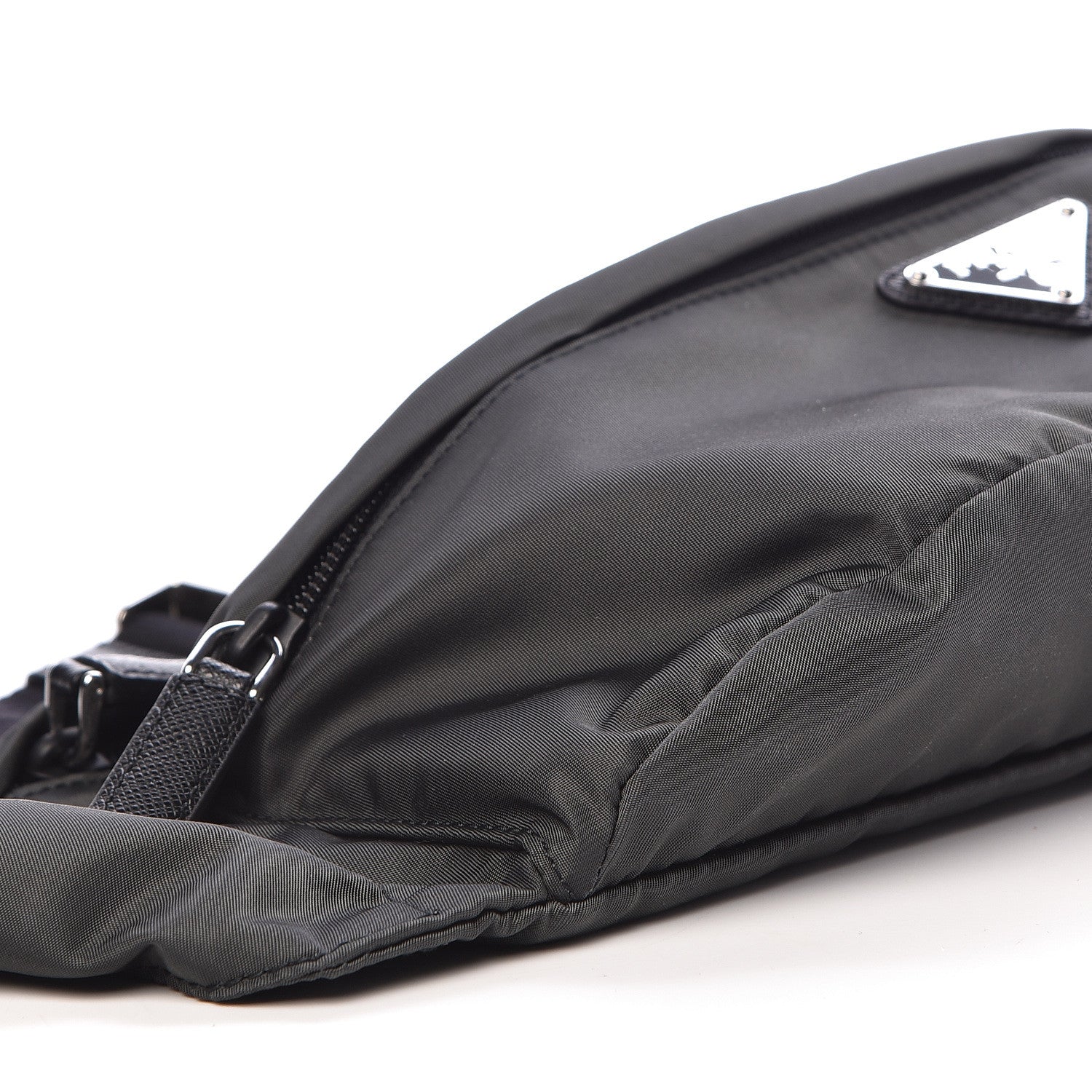 Prada Tessuto Nylon Montagna Belt Bag Piombo 10 of 11