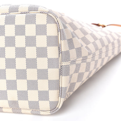 Louis Vuitton Damier Azur Neo Neverfull MM Rose Ballerine 11 of 12