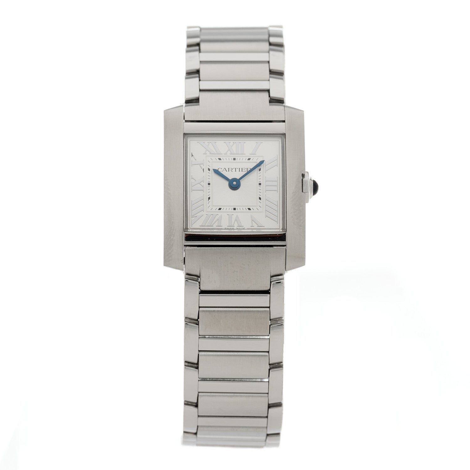 Cartier Stainless Steel 21mm Tank Francaise Quartz Watch Silver 1 of 5