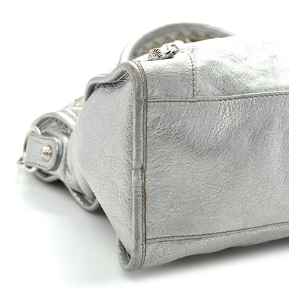 Balenciaga Metallic Agneau Giant 12 Silver Hardware City Gris Aluminum 10 of 12