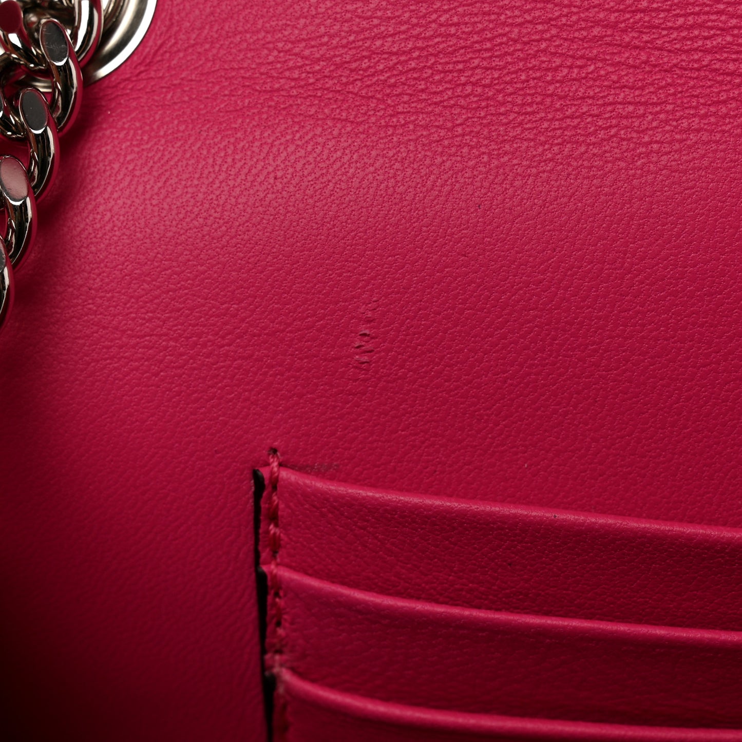 Patent Quilted Virtus Shoulder Bag Pink