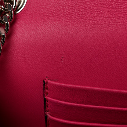 Versace Patent Quilted Virtus Shoulder Bag Pink 14 of 14