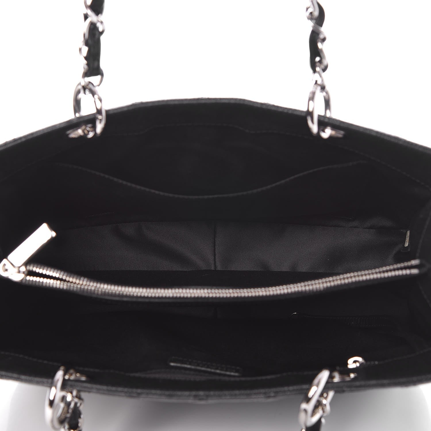 Chanel Caviar Quilted Grand Shopping Tote GST Black 5 of 10