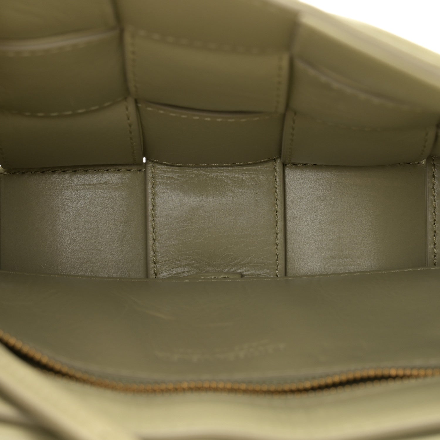Bottega Veneta Calfskin Intreccio Plisse Small Cassette Crossbody Bag Travertine 5 of 10
