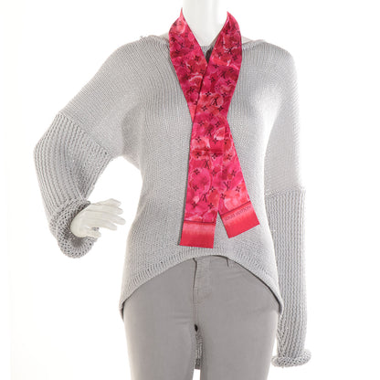 Louis Vuitton Silk Monogram Ikat Summer Bandeau Rose Indien 2 of 5