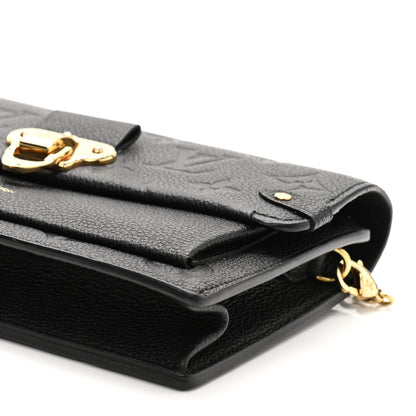 Louis Vuitton Empreinte Vavin Chain Wallet Black 9 of 9
