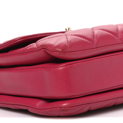 Chanel Lambskin Quilted Small Trendy CC Flap Dual Handle Bag Dark Pink 9 of 10