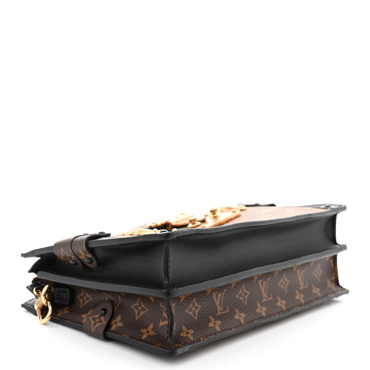 Reverse Monogram Trunk Clutch