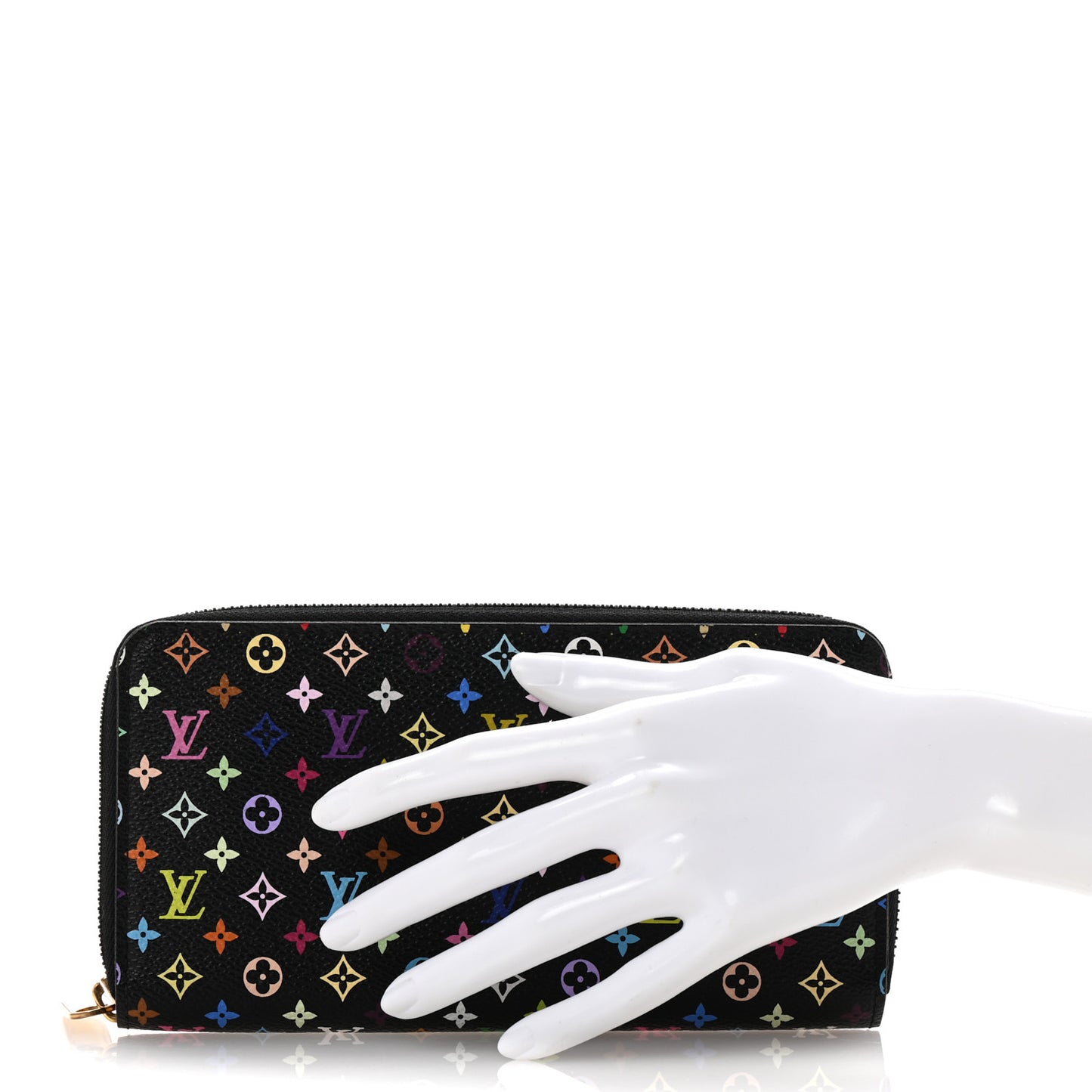 Monogram Multicolor Zippy Wallet Black