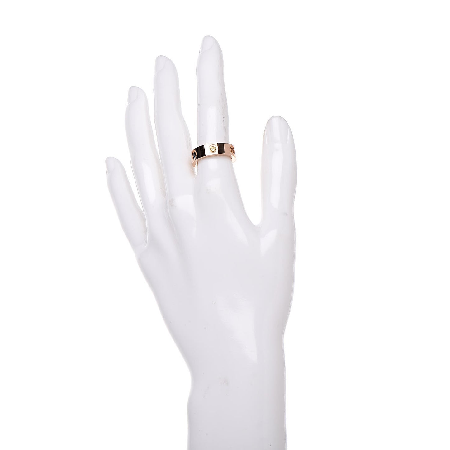 18K Pink Gold Sapphire Garnet Amethyst 5.5mm LOVE Ring 51 5.75