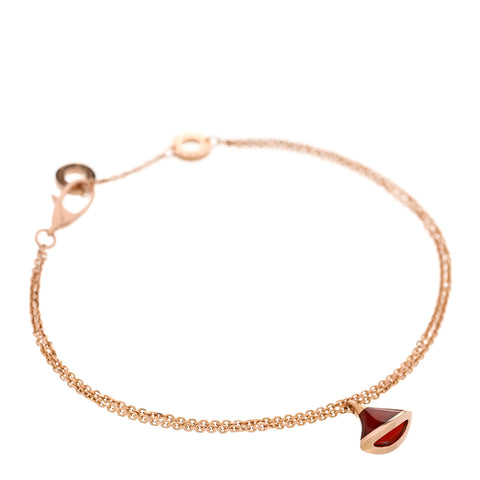 18K Rose Gold Carnelian Divas' Dream Bracelet SM