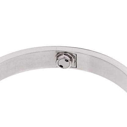 Cartier 18K White Gold LOVE Bracelet 17 8 of 9