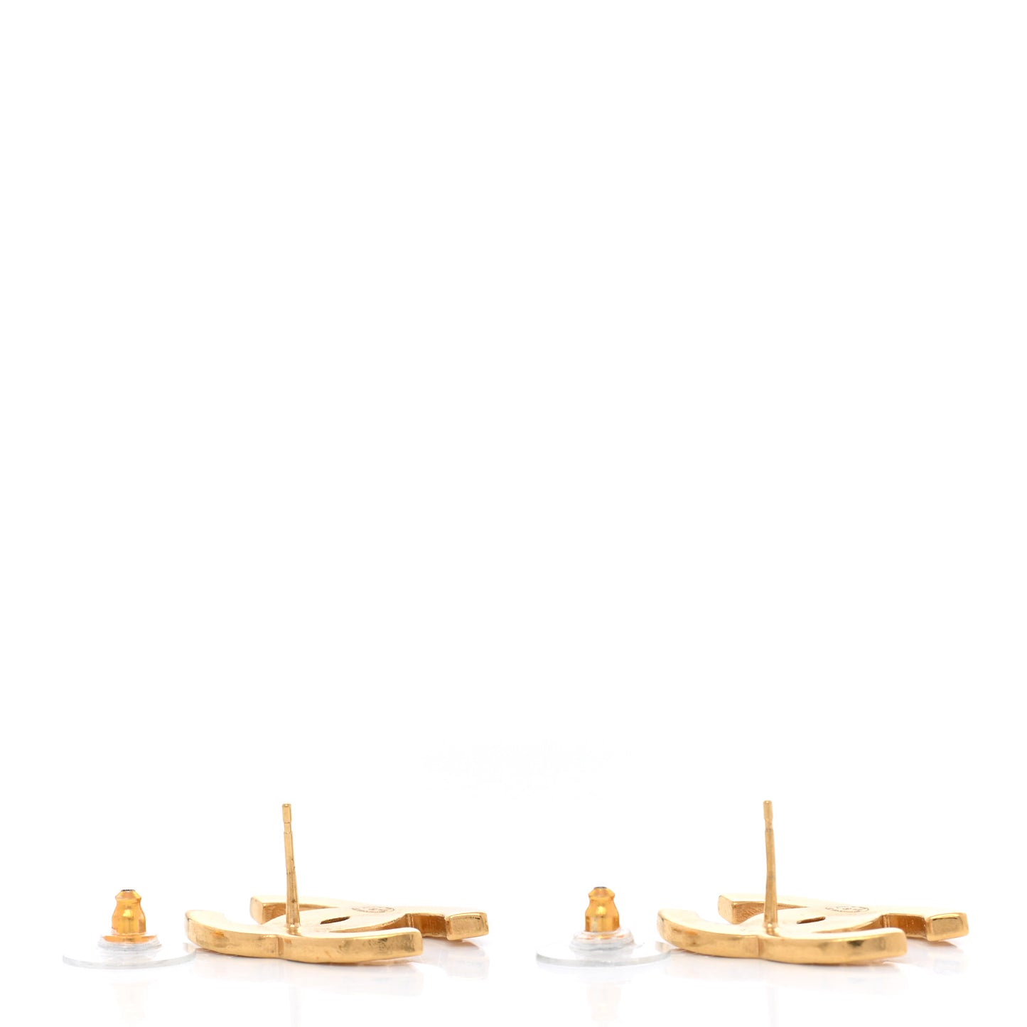 Metal Along The Nile CC Earrings Gold