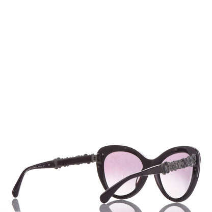 Chanel Polarized Bijou Cat Eye Sunglasses 5354 Bordeaux 4 of 7