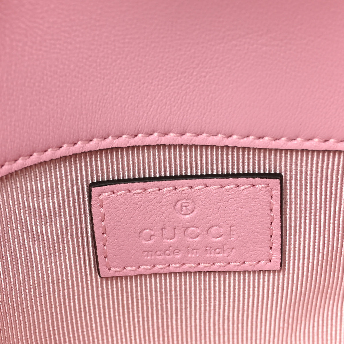 Gucci Lambskin Matelasse Mini GG Marmont Shoulder Bag Light Pink 6 of 11