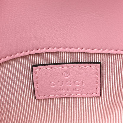 Gucci Lambskin Matelasse Mini GG Marmont Shoulder Bag Light Pink 6 of 11