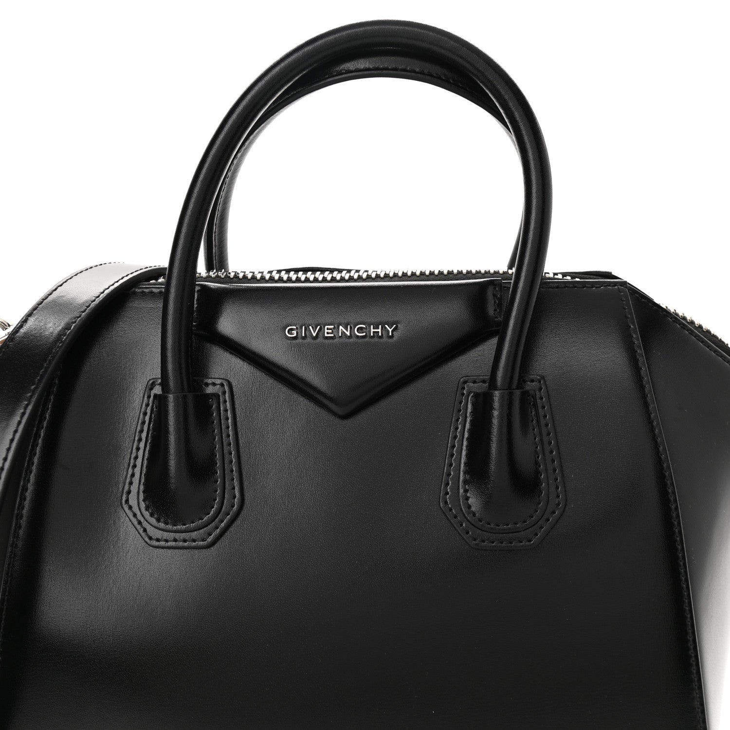 Givenchy Shiny Lord Calfskin Small Antigona Black 8 of 10
