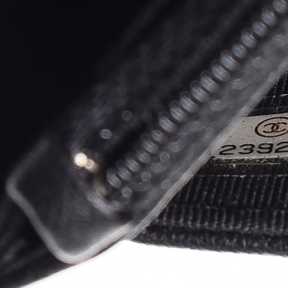 Chanel Sheepskin Chevron Reissue Wallet On Chain WOC So Black 8 of 9