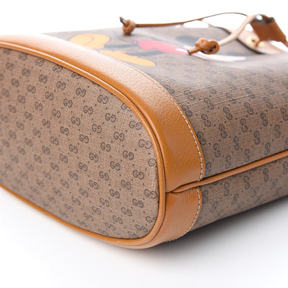 Gucci X DISNEY Mini Vintage GG Supreme Monogram Bucket Bag Beige Vintage Sun Oil 9 of 11