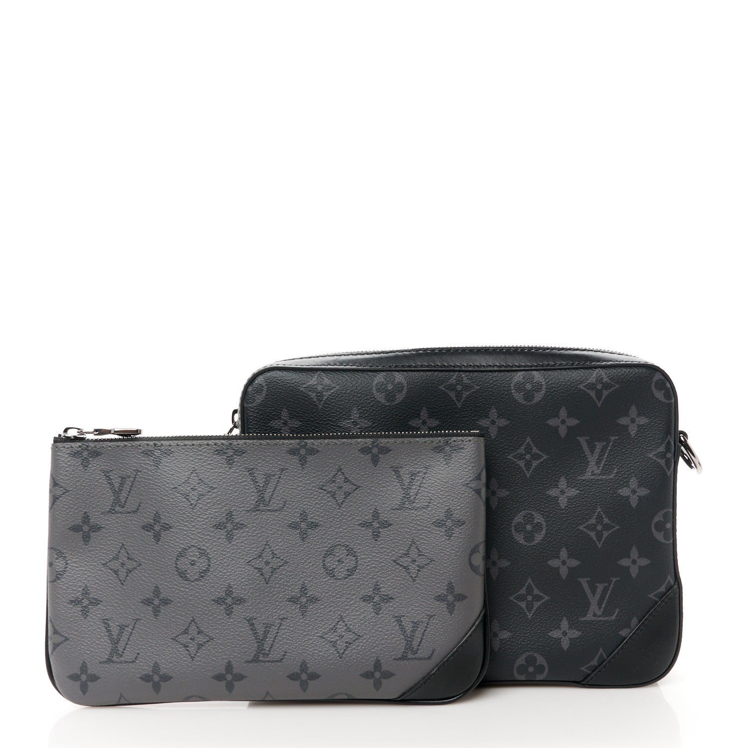 Louis Vuitton Reverse Monogram Eclipse Trio Messenger Large Pochette 3 of 15