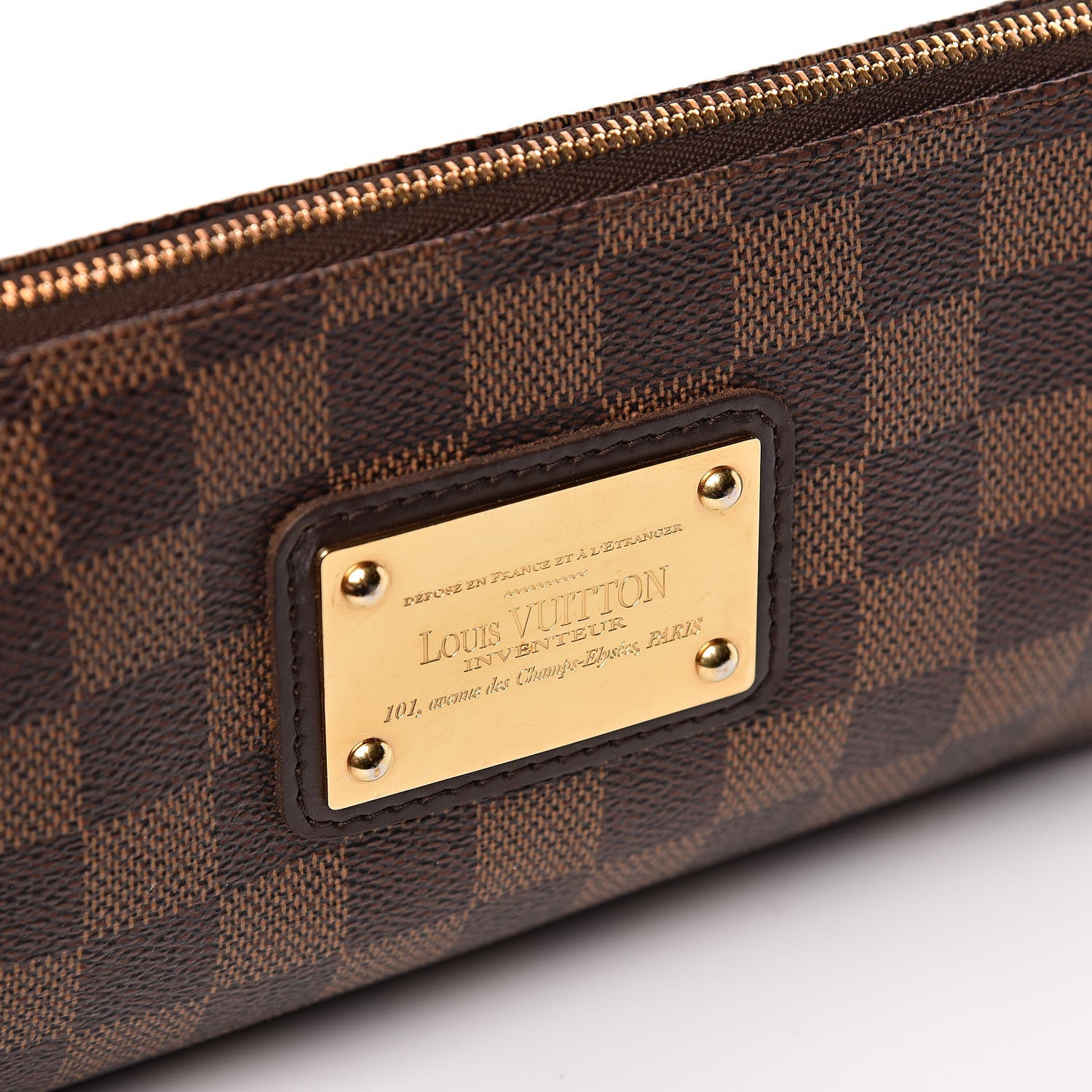 Louis Vuitton Damier Ebene Eva Clutch 11 of 13