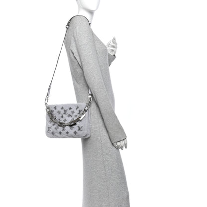 Louis Vuitton Monogram Mink Coussin BB Gris 2 of 9