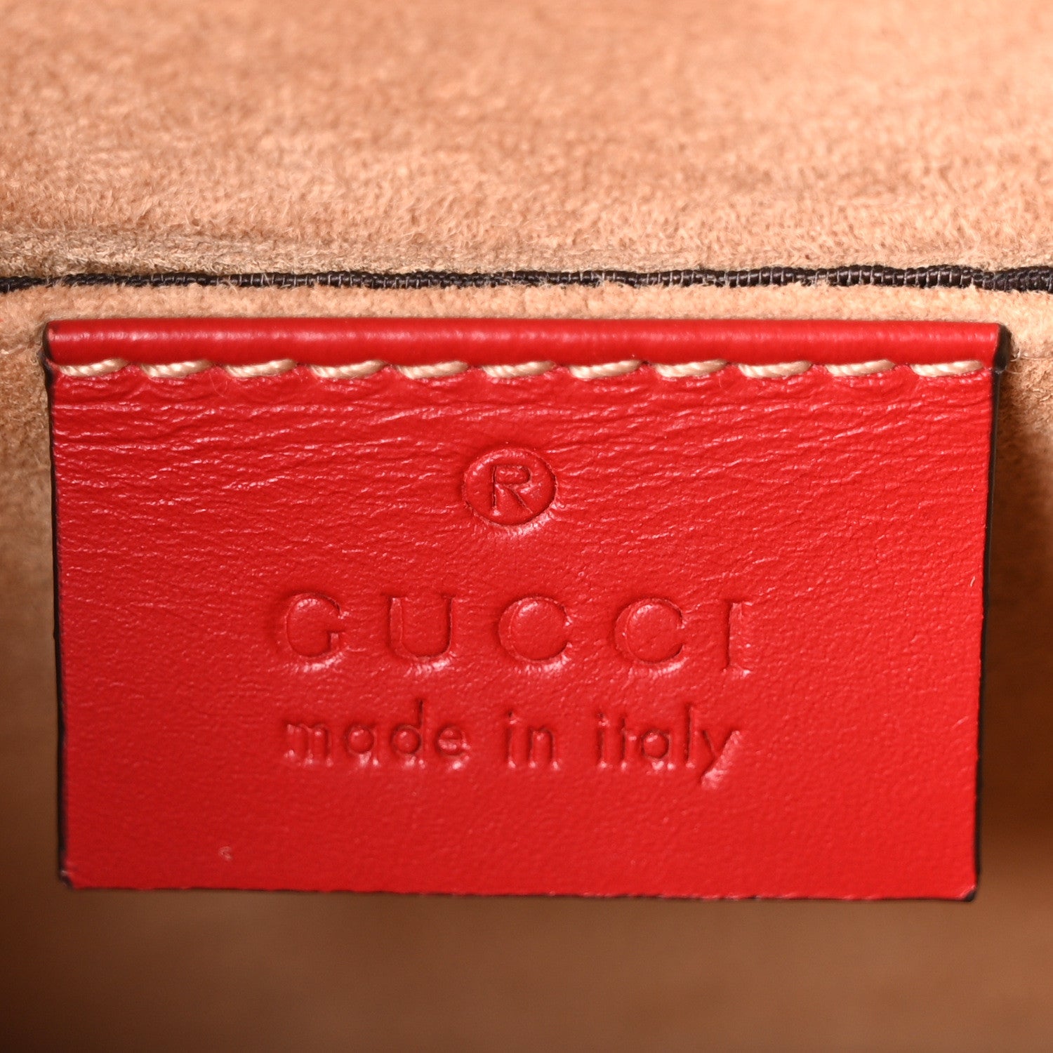 Gucci Calfskin Mini Sylvie Chain Shoulder Bag Hibiscus Red 6 of 10